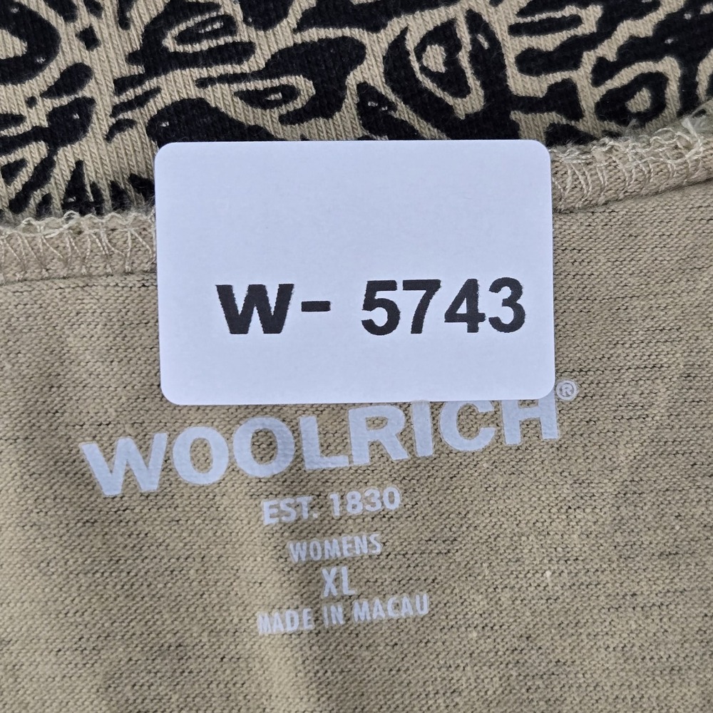 Woolrich Women Dress XL Black Geometric Shift Tank V Neck Sleeveless - Picture 2 of 8